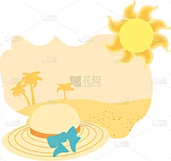 柳条,海滩,女性,阔边遮阳帽,请柬,华贵,泳装,女人,春天,休闲