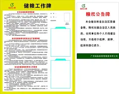 储粮制度告示牌  - 源文件下载【酷图网】储务粮,管理制度,安全生制度,保管工作职责,粮权公告牌