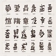 矢量集︰ 汉字与翻译