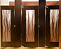 Ironwood Manufacturing beautiful Door Lite toilet partition with 3form insert