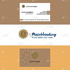 自然美,品牌名称,向日葵,名片,农业,华丽的,商务,食品,植物群,春天