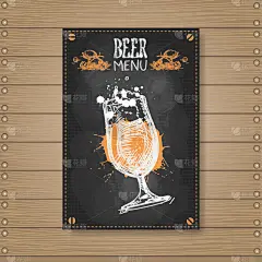 菜单,餐馆,粉笔画,比尔,饮料,商务,含酒精饮料,设计,烹调