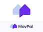 Logo concept for moving house app (wip) by Vadim Carazan on Dribbble