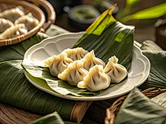 面食传统饺子肉馅中式面点美食美味