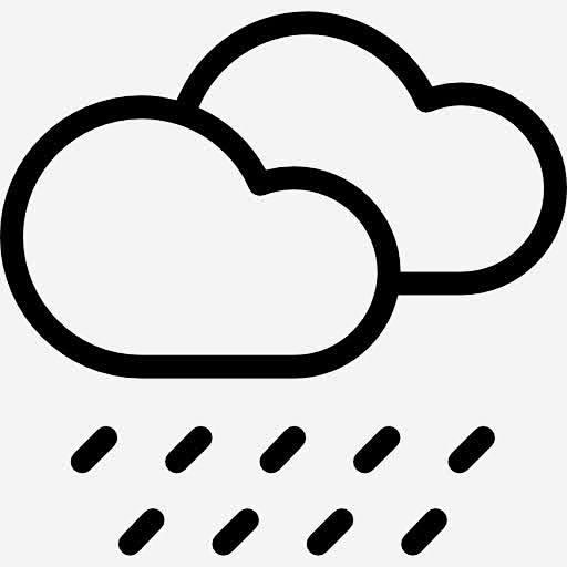 雨图标 https://88icon.com 天空 天气 气象 雨 风暴