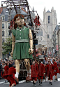 Conceptual Picture for Direction of Macbeth - Giant mechanical marionette operated by the Royal de Luxe street theater company