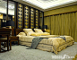 新中式低调华丽卧室效果图—土拨鼠装饰设计门户