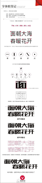 中文字体设计讲解，中文字体创作心得。