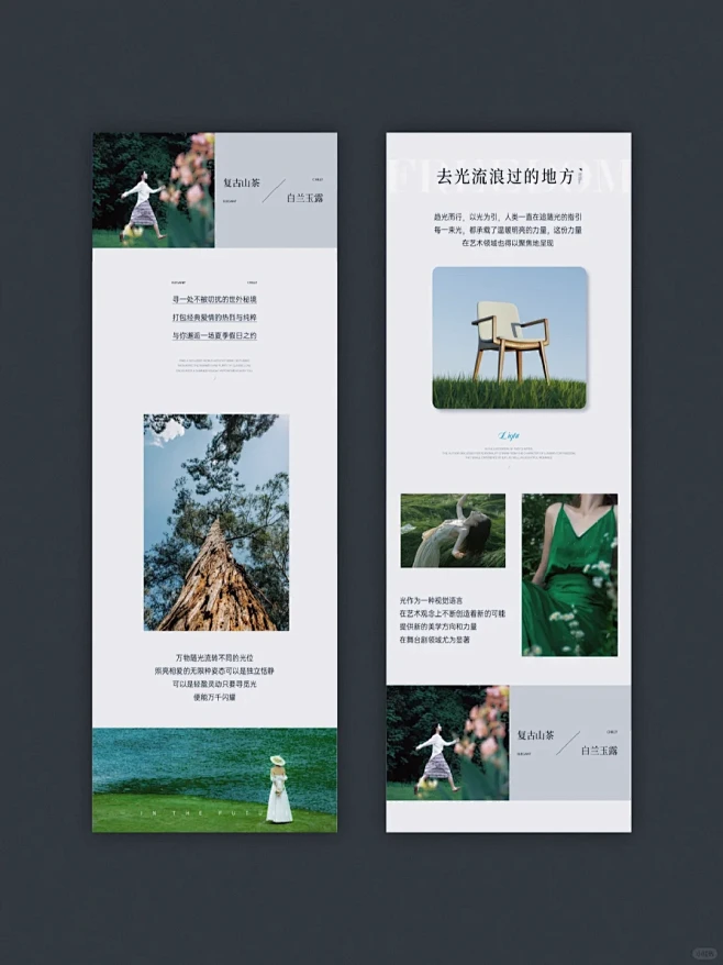 公众号排版 / 详情页排版 / 氛围感设计 - 小红书