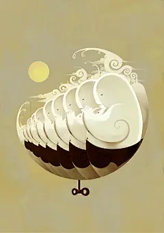 [暖艺术]Narm插画作品：泰国的佛教_暖岛