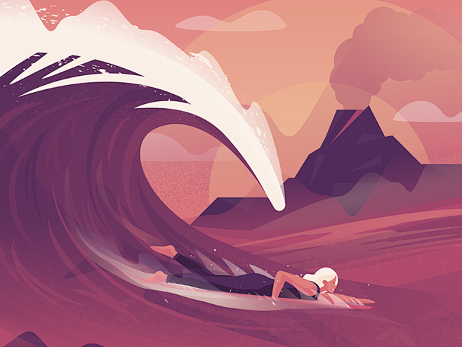 cowabungaoceanbeachswimmingvolcanogirlsurfingsurfwave