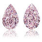 2.13 Pear Shape Fancy Pink (PAIR) Flawless/VS1: 
