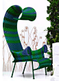 Modern Outdoor Chair from Moroso-  I love the colors and the whimsical design.