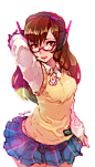 Blizzard,Blizzard Entertainment,фэндомы,D.Va,Overwatch,Overwatch art,Donghyun Shin: 