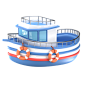 Boat 3D Icon