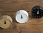 World Clock Miniature 12-Sided Clock turns with the time zones