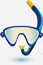 蓝色的眼镜矢量图高清素材 几何图形 卡通手绘 工具 游泳 潜水 眼镜 矢量图 运动 元素 免抠png 设计图片 免费下载