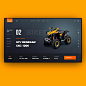 moto shop landing page design