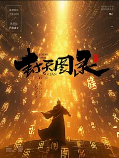 影视海报书法-风歌造字-D06封天图录01