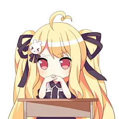 P站 插画 Q版 朱鹭咲浅羽 id=61253462 逆流茶会 [pixiv]