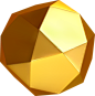金色立体3D图形 PNG免抠图