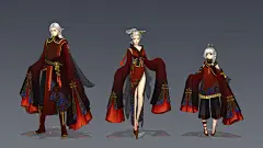 同人图 插画 壁纸 | 朱砂袖和 青青莲 | 半次元-第一中文COS绘画小说社区
