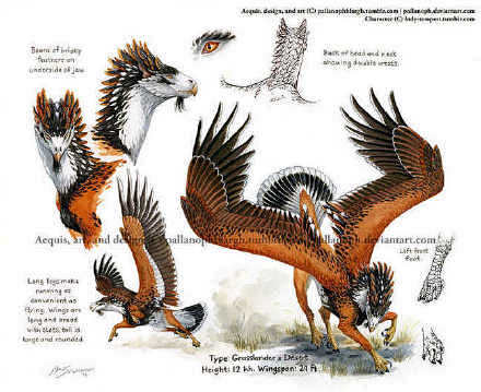#中国设计力量# 一组幻想生物。龙鹰狮鹫...
