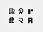 r ps数字LOGO字体库