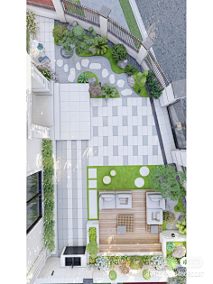 庭院/花园景观设计平面图/庄园/会所/彩平/总图-花瓣网|陪你做生活的设计师 | 园彩平图贴图下载【ID:1147906526】