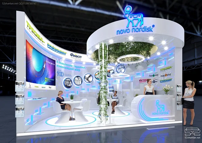 【Novo Nordisk】展台设计分享 – 52展览设计-花瓣网