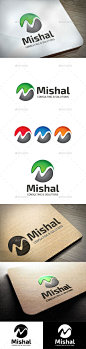 Mishal, Letter M Logo - Letters Logo Templates