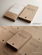 Kraft Business Cards: 