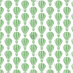 图案背景热气球图标