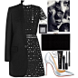 A fashion look from February 2016 featuring burberry dress, black coat and pointed toe pumps. Browse and shop related looks.