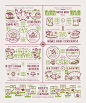 Enoterra restaurant illustrations : Illustrations for Enoterra Fast Good, a new restaurant franchise focused on delivering healthy, sustainable and local fast food.