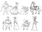 Hey everyone! Sorry for not posting much lately, I’ve been really busy with freelance projects. I got permission to share some character sketches from work, pretty rough but I hope you like them :) #characterdesign #luigilucarelli