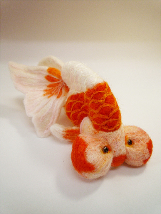 Felt goldfish16 by ~...