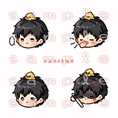 苦糖果 的橱窗 9月特价☆四只QQ人表情包 - 米画师