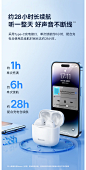 【倍思Baseus Bowie E3】倍思E3 真无线蓝牙耳机 佩戴舒适半入耳蓝牙5.3 音乐运动耳机低延迟适用苹果华为小米oppo手机 白色【行情 报价 价格 评测】-京东