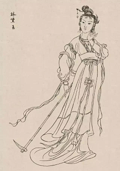 白描人物-花瓣网|陪你做生活的设计师 | 古代白描人物集锦120张
