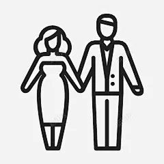 夫妻约会丈夫图标高清素材 丈夫 夫妻 妻子 爱情 约会 免抠png 设计图片 免费下载