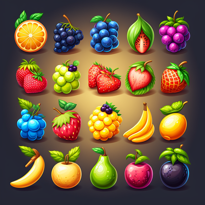 a fruits and berries...