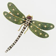 Art Nouveau dragonfl...