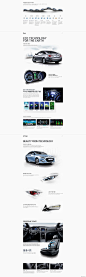 现代汽车（Hyundai Motor）产品展示站，图文并茂的形式展示现代汽车参数与细节。酷站截图欣赏-编号：32333@北坤人素材