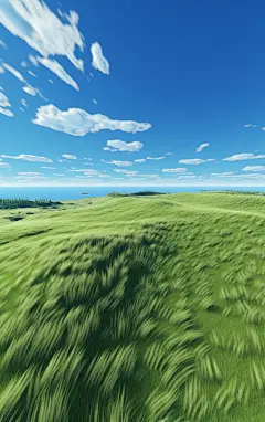 蓝天白云背景素材图AI图背景壁纸