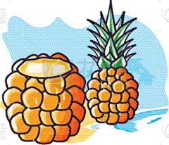 水果,菠萝,海滩,鸡尾酒,夏天,清新,维生素,植物学,自然,瘦身