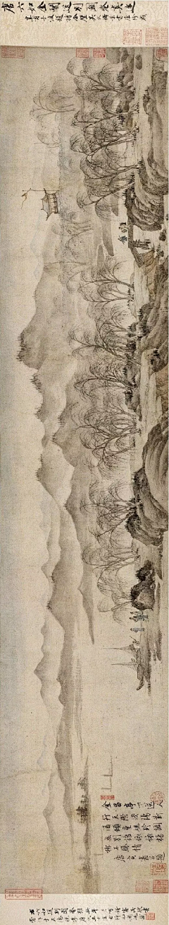 中国山水人物画卷——唐寅-花瓣网|陪你做生活的设计师
