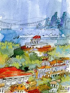 厦门鼓浪屿｜插画练习 - 小红书