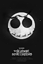 re-release screening of Tim Burton's film The Nightmare before Christmas #海报#