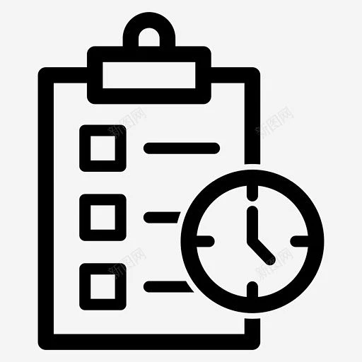 任务规划剪贴板高效图标 标志 UI图标 设计图片 免费下载 页面网页 平面电商 创意素材-花瓣网